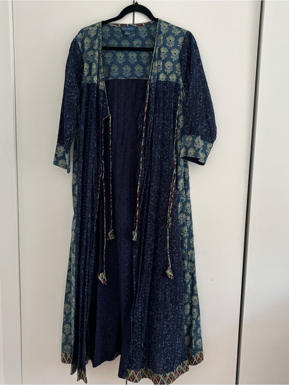 April Cornell duster size medium